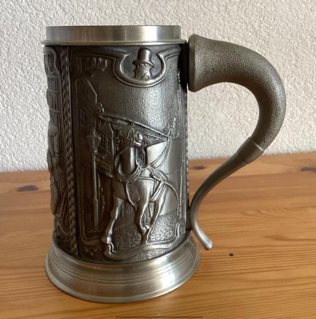 Sherlock Holmes Tankard - 100th Anniversary Issue, Geschikt voor droogbloemen, Zo goed als nieuw, Metaal, Zilver