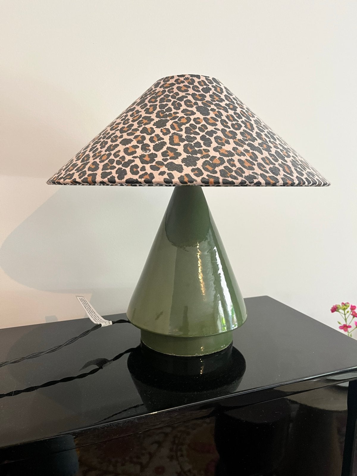 Sissy-Boy Tafellamp met Luipaardprint, Met schakelaar, Overige merken, Meerkleurig, Keramiek