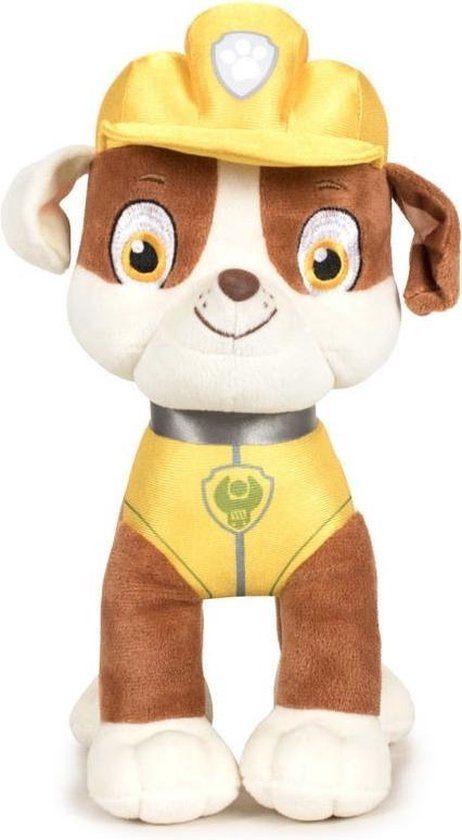 Paw Patrol Pluche 27 cm: Rubble, ., Overige typen, Nieuw, Ophalen of Verzenden