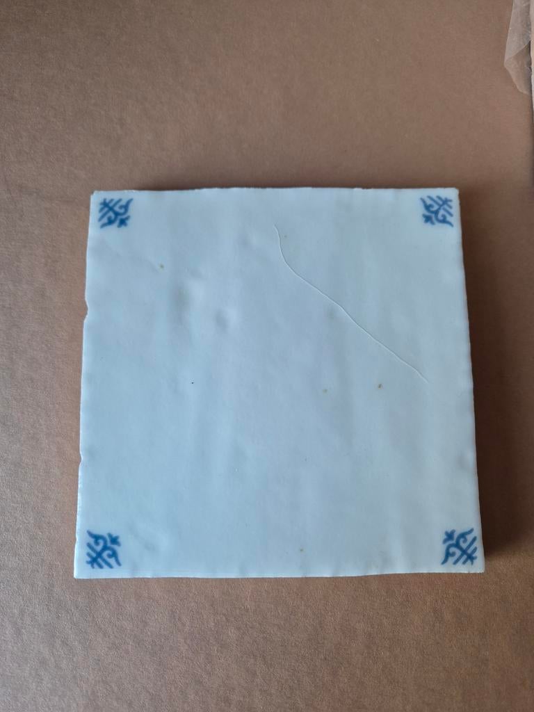 70 stuks - Vintage Delft blauw hoekmotief tegeltjes – Nieuw, Ophalen
