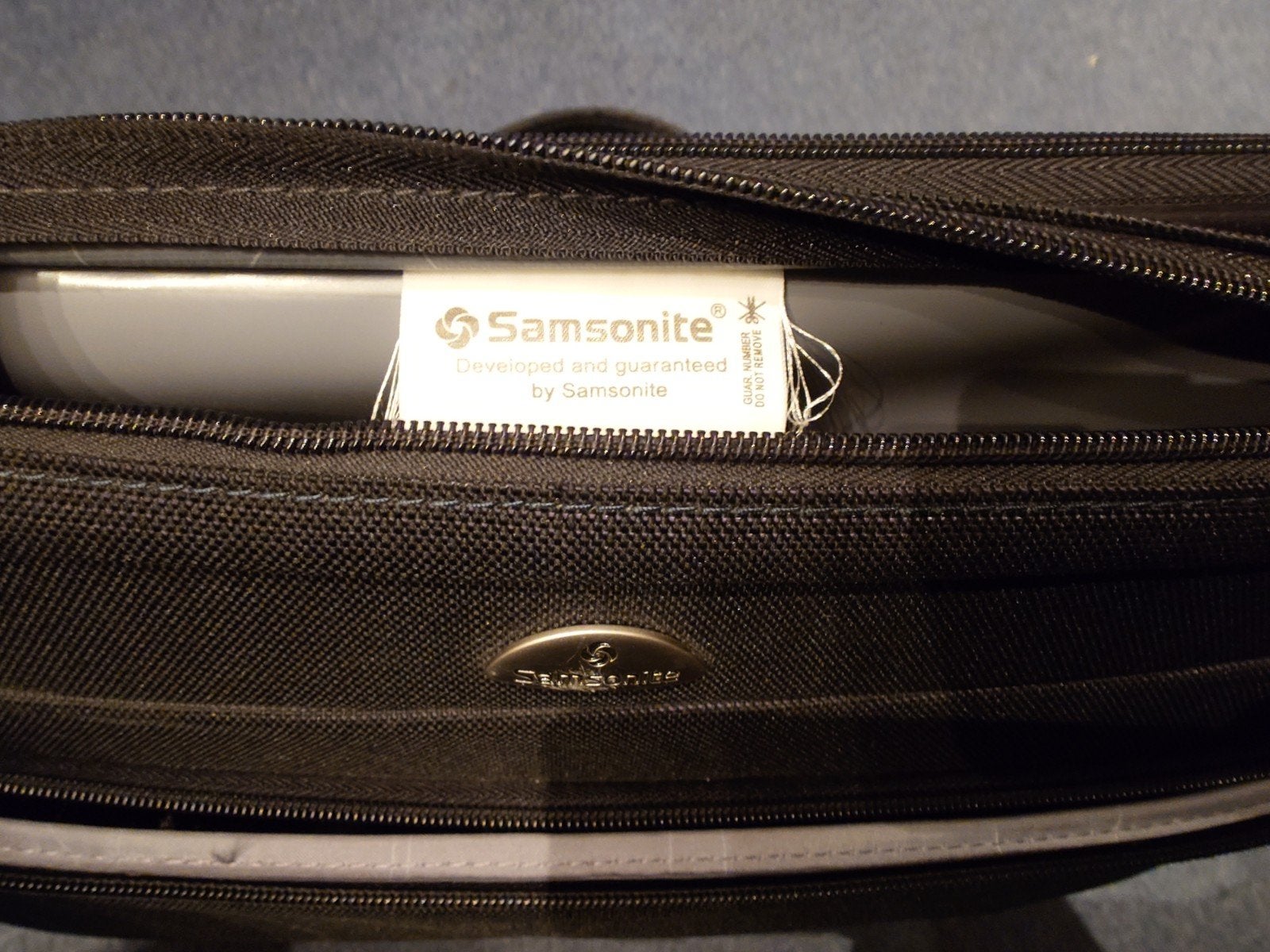 Samsonite kledingtas/reistas - Zwart, Overige materialen, Wieltjes, Gebruikt, 50 tot 60 cm