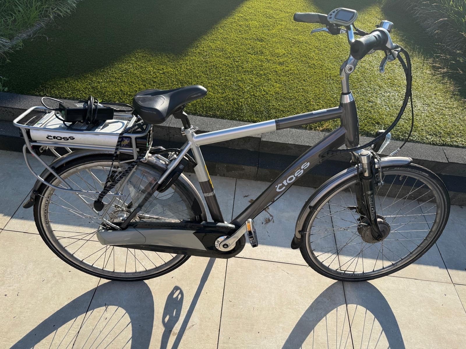 Cross elektrische fiets - Gebruikt, Gebruikt, 51 tot 55 cm, 30 tot 50 km per accu, Ophalen