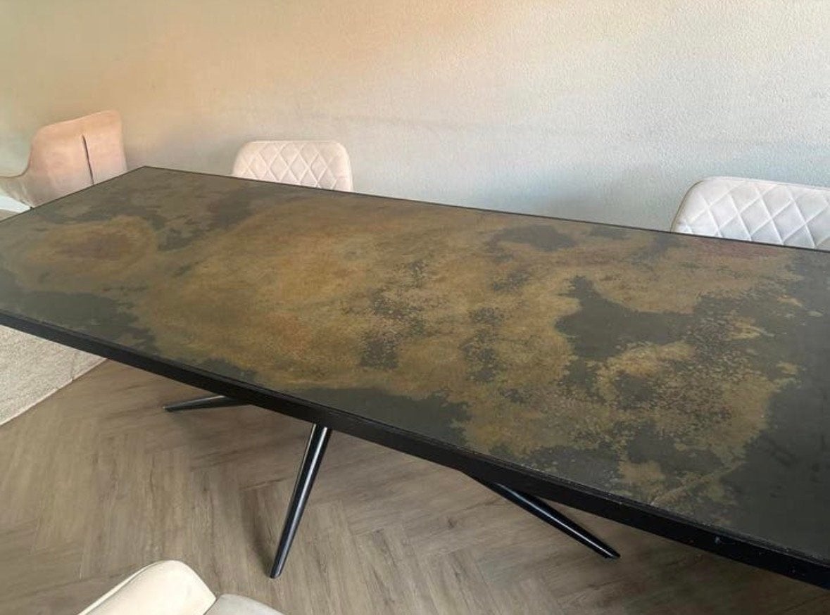 BRUUTS eettafel 240x100 cm, Ophalen, 100 tot 150 cm, 200 cm of meer, Zo goed als nieuw