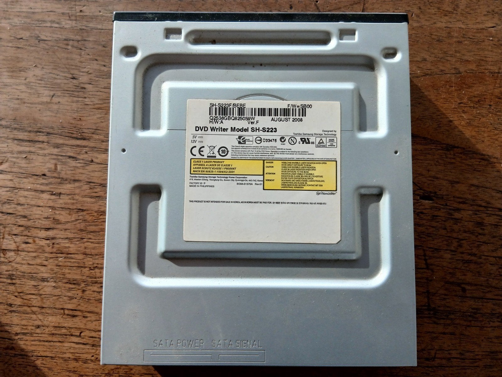 Samsung DVD Writer SH-S223 - Intern DVD/CD-brander, Intern, Samsung, Dvd, Ophalen of Verzenden