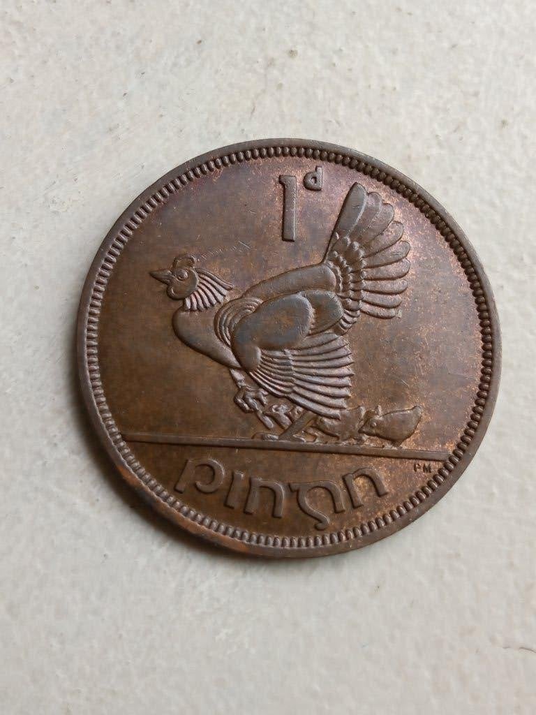 Ierland 1 penny 1948., Ophalen of Verzenden, Overige landen, Losse munt