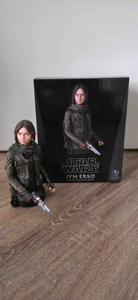 Star Wars Jyn Erso Buste Gentle Giant, Verzamelen, Ophalen of Verzenden, Zo goed als nieuw, Beeldje of Buste