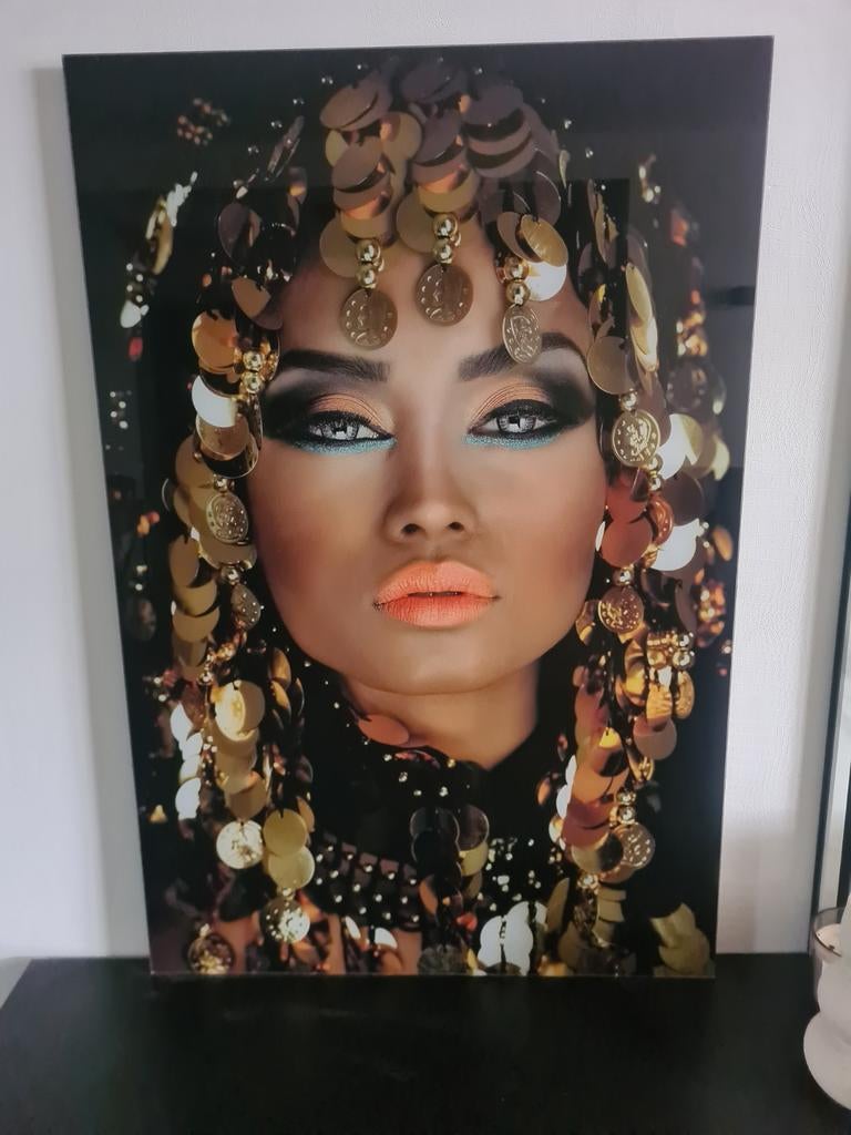 Mooi schilderij van plexiglas, Huis en Inrichting, Ophalen of Verzenden, Zo goed als nieuw, Schilderij, 75 cm of meer