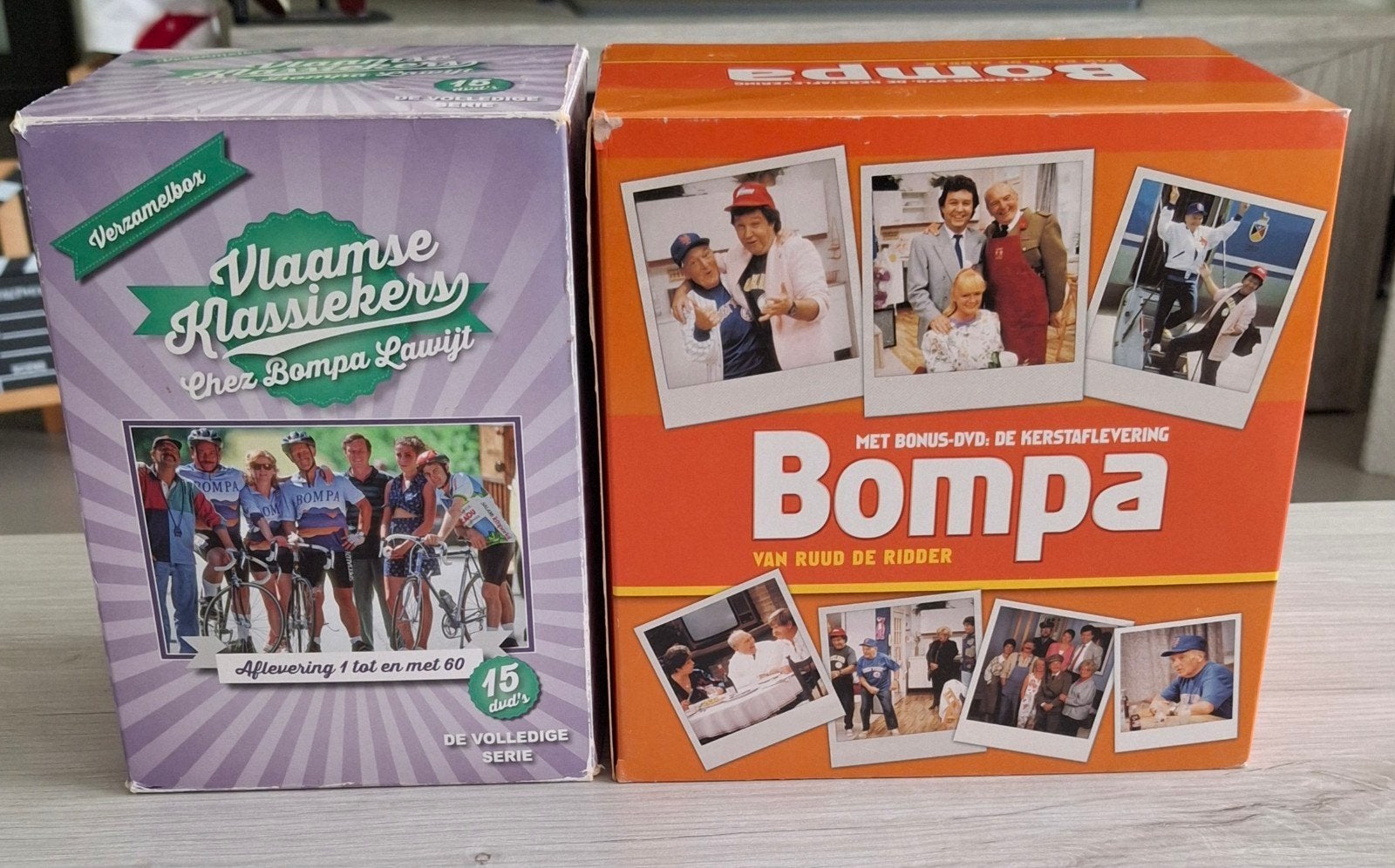 Complete vlaamse serie bompa + che bompa lawijt, Cd's en Dvd's, Dvd's | Tv en Series, Alle leeftijden, Ophalen of Verzenden, Zo goed als nieuw