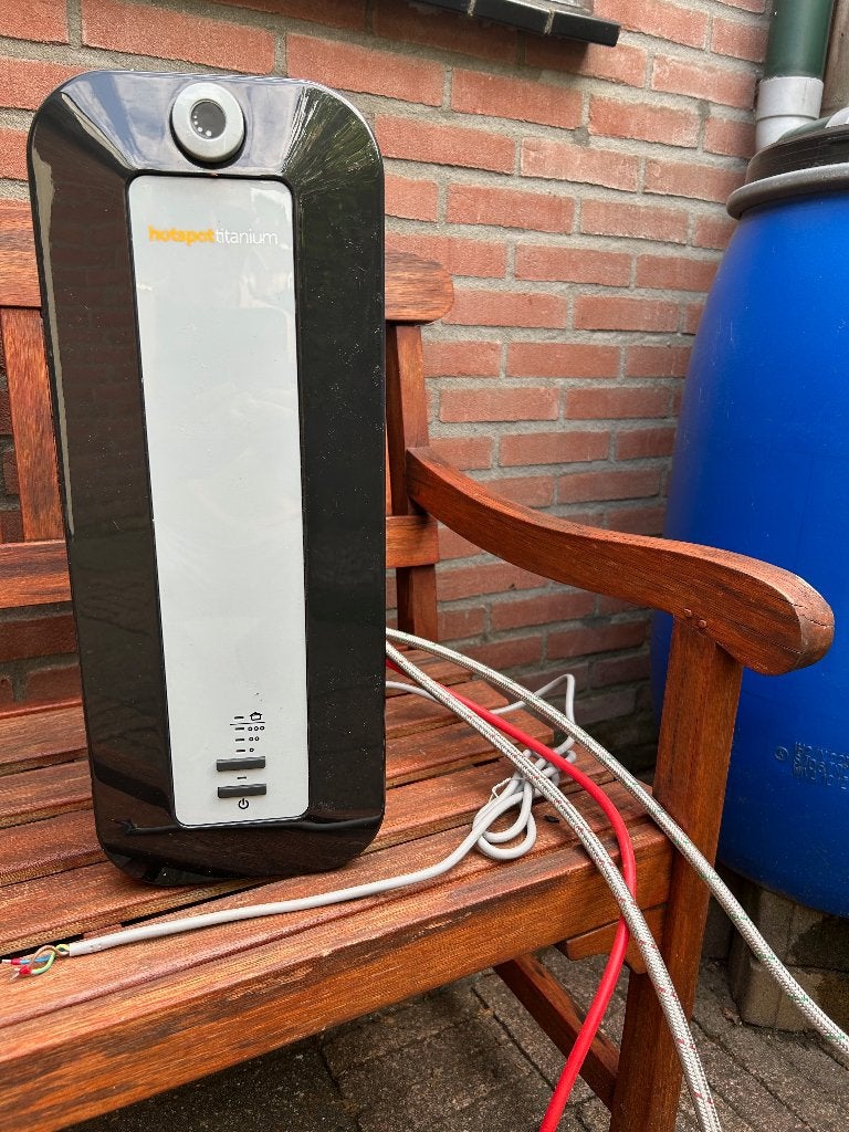Hotspot Titanium, boiler 8ltr., Ophalen, Kunststof, Zwart, Overige merken