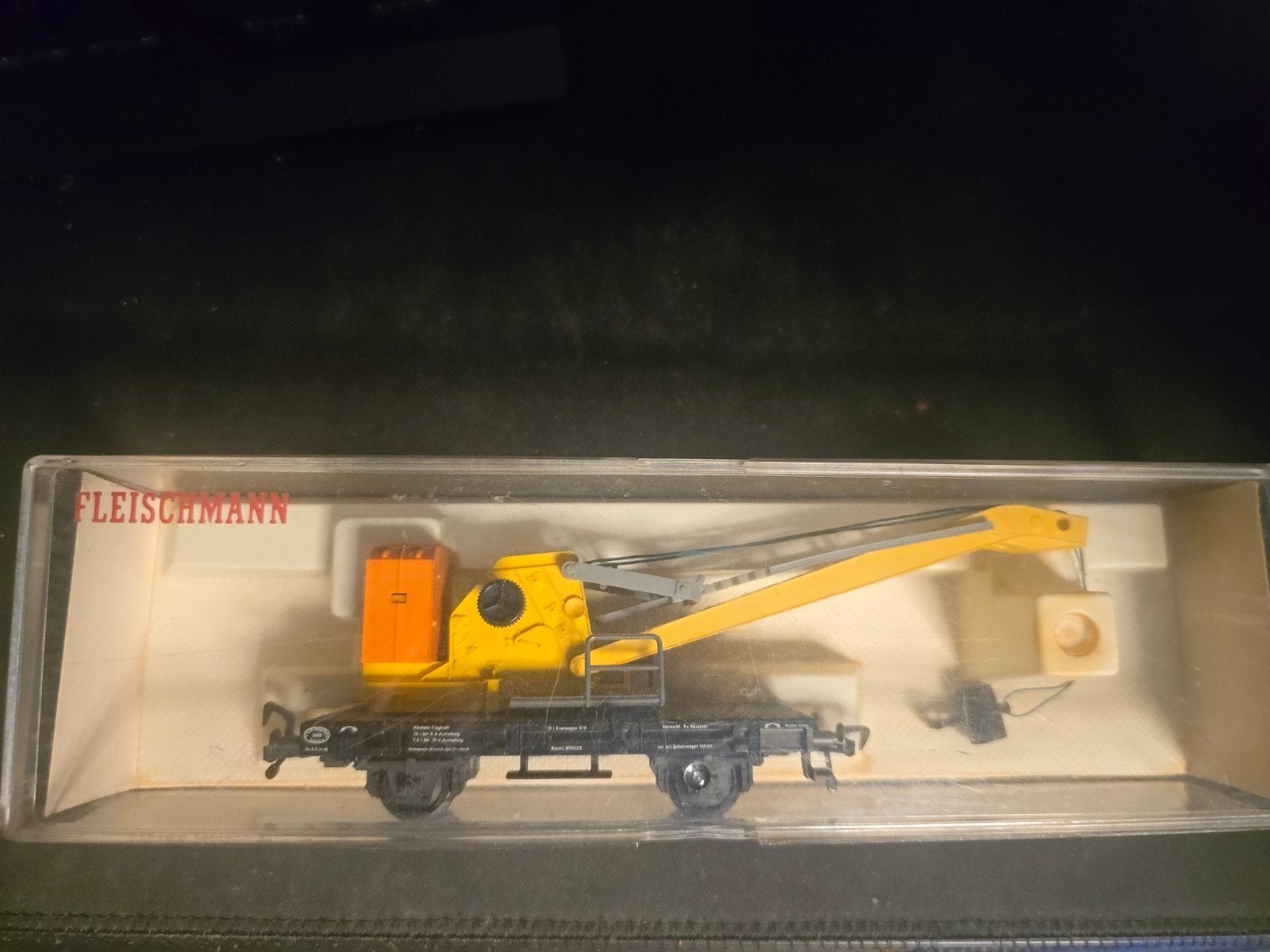 Fleischmann 5019 Kraanwagon - Zo goed als nieuw, Hobby en Vrije tijd, Ophalen of Verzenden