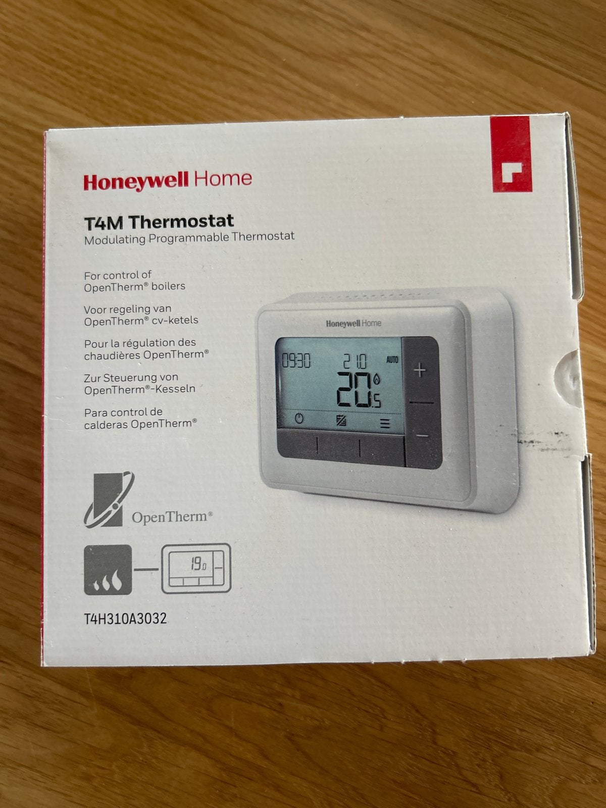 Honeywell Home T4M Modulerende Programmeerbare Thermostaat, Doe-het-zelf en Verbouw, Ophalen of Verzenden, Slimme thermostaat