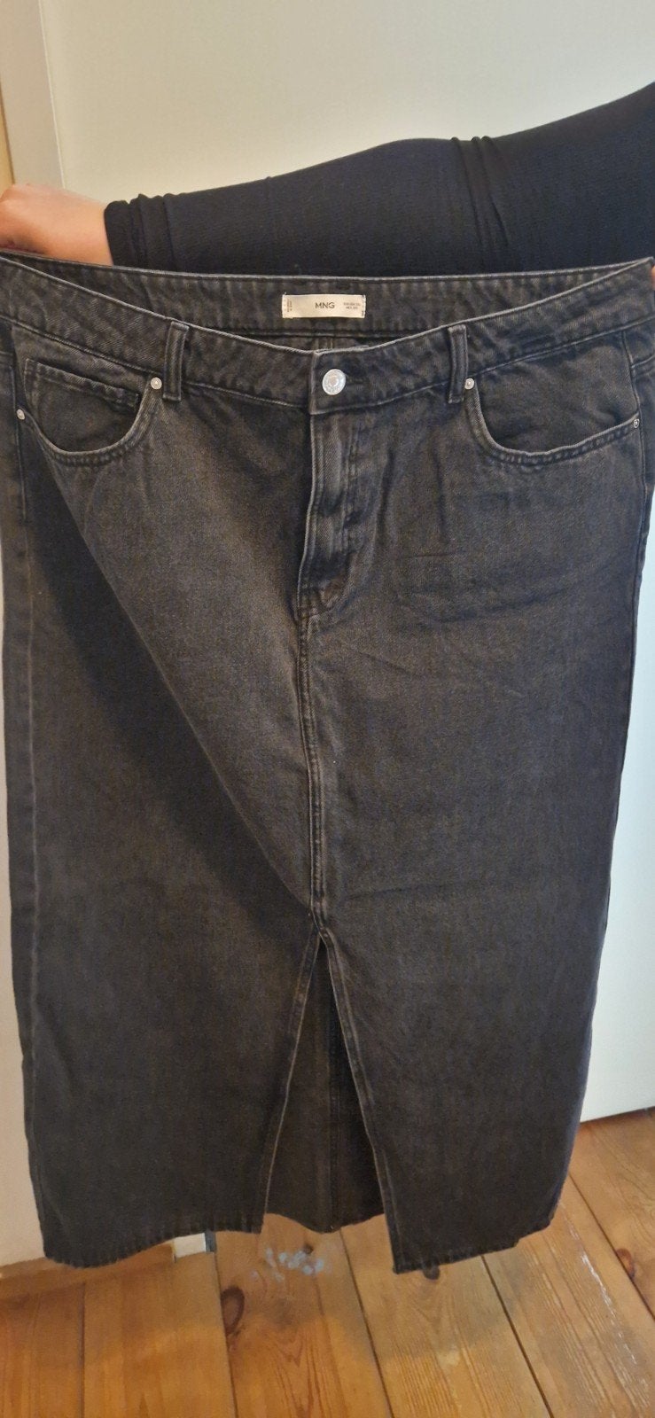 Leuke spijkerrok, merk Mango. Maat XL, Mango, Verzenden, Maat 46/48 (XL) of groter, Zo goed als nieuw