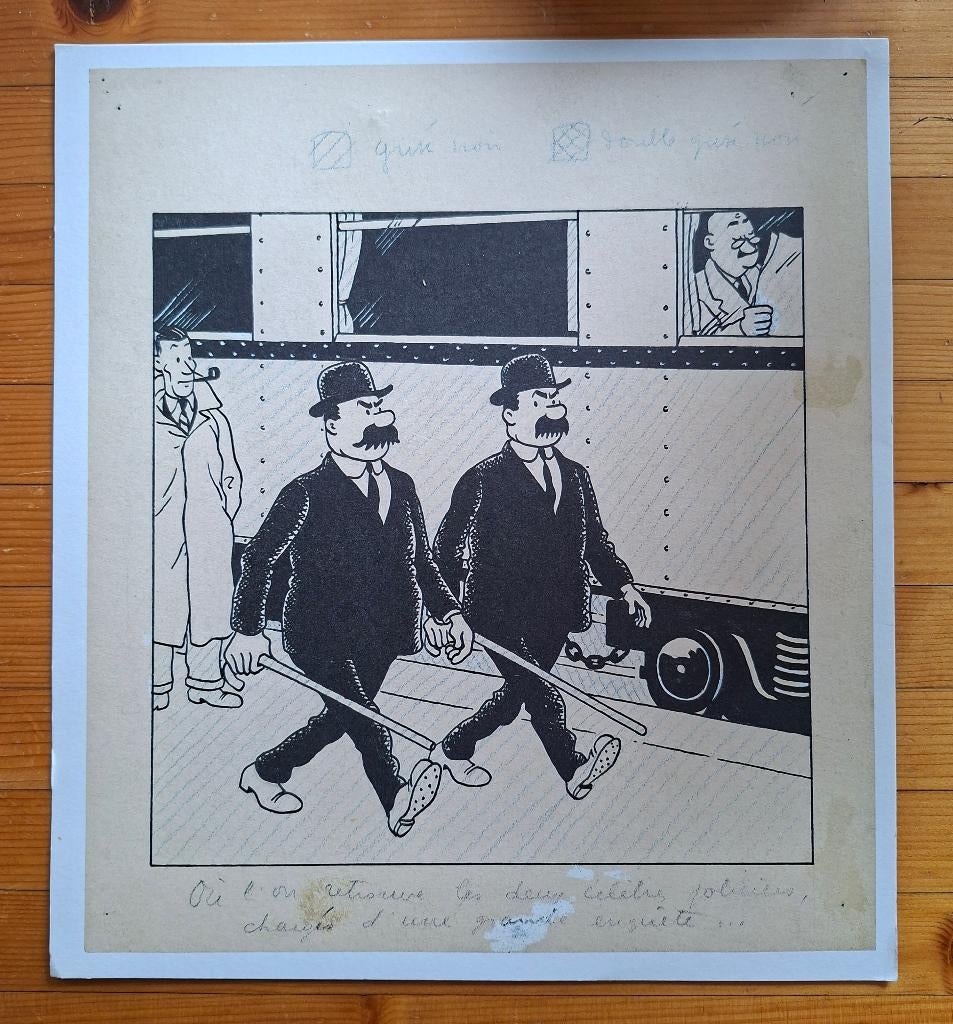 KUIFJE - Omslagillustratie (#1) Le Petit Vingtième - Hergé, Ophalen of Verzenden, Zo goed als nieuw