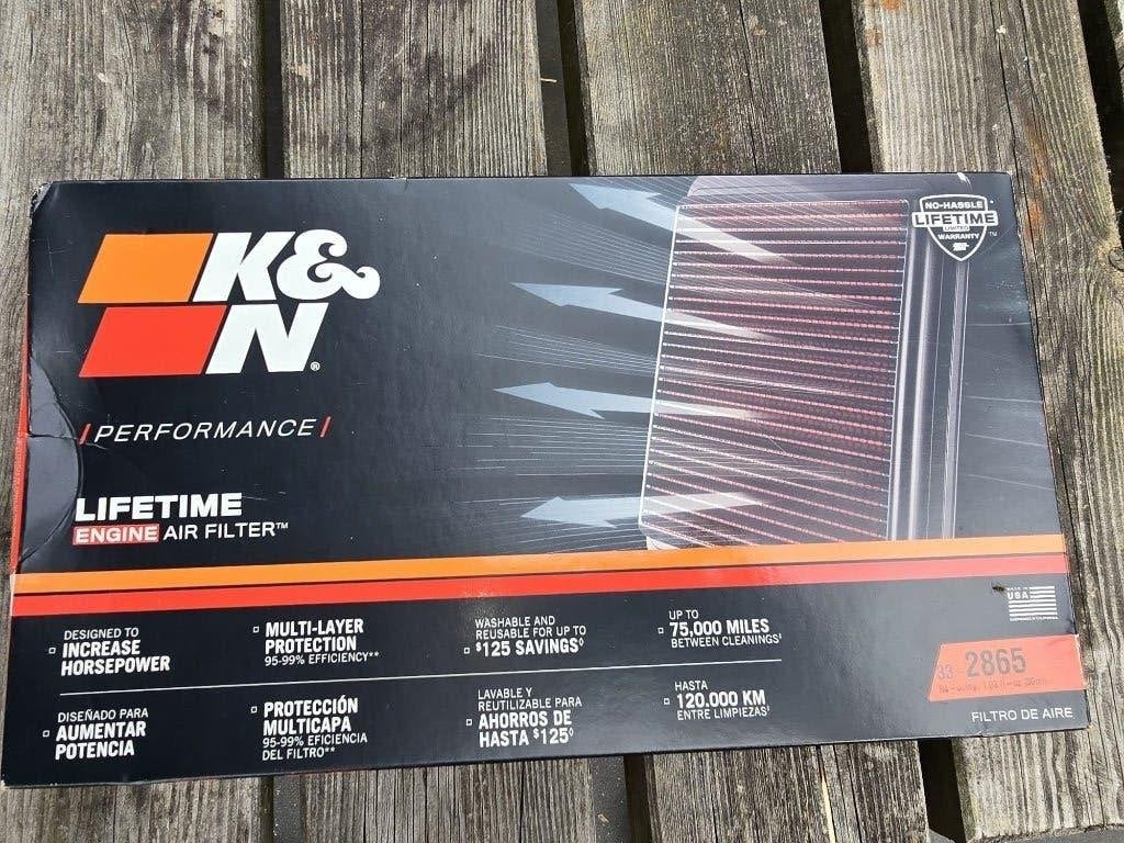 K&N 33-2865 HIGH-FLOW AIR FILTER — BRAND NEW / NEVER USED, Ophalen, Nieuw, Audi