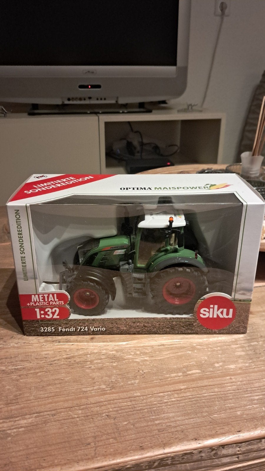 Siku 3285, Fendt 724 Optima maispower, Rudloff feldsaaten, Ophalen of Verzenden, Nieuw, Tractor of Landbouw, SIKU