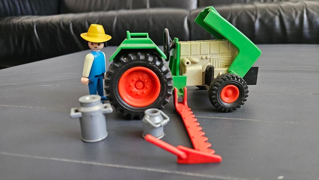 Playmobil tractor, Kinderen en Baby's, Speelgoed | Playmobil, Ophalen of Verzenden, Zo goed als nieuw