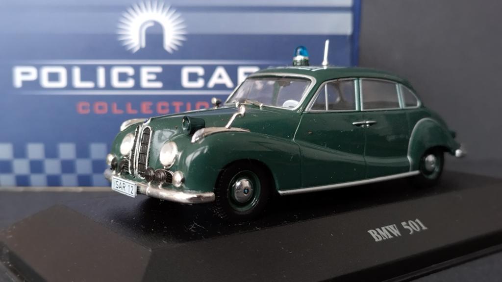 BMW 501 Polizei 1:43 Atlas Collections Pol, Overige merken, Auto, Verzenden, .
