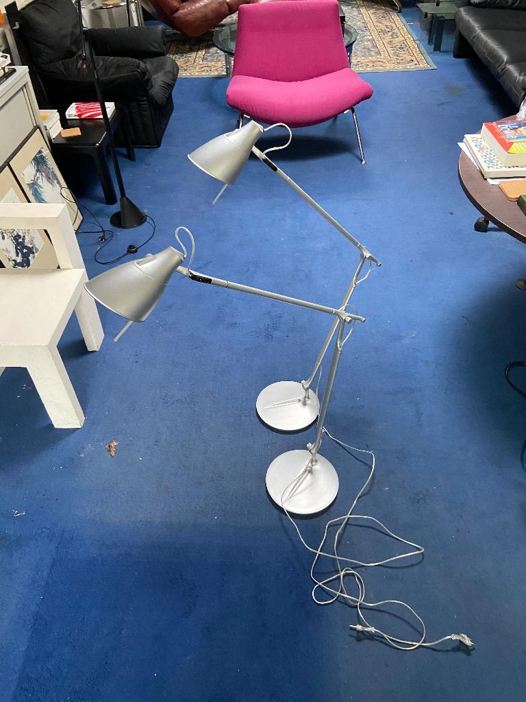 2x Bureaulamp Jens en Laub voor Nemo Industrial design, Ophalen, Gebruikt, 50 tot 75 cm, Industrieel Modern Tijdloos