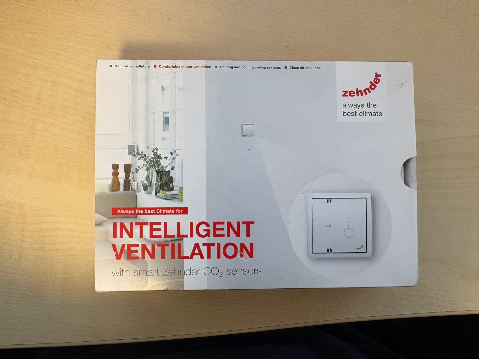 Zehnder CO2 sensor C55, Ophalen of Verzenden, Nieuw