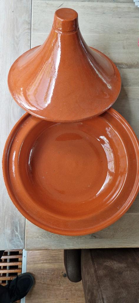 Nieuwe tajine 35 cm doorsnee - nooit gebruikt, Overige typen, Nieuw, Ophalen of Verzenden, Steen/keramiek