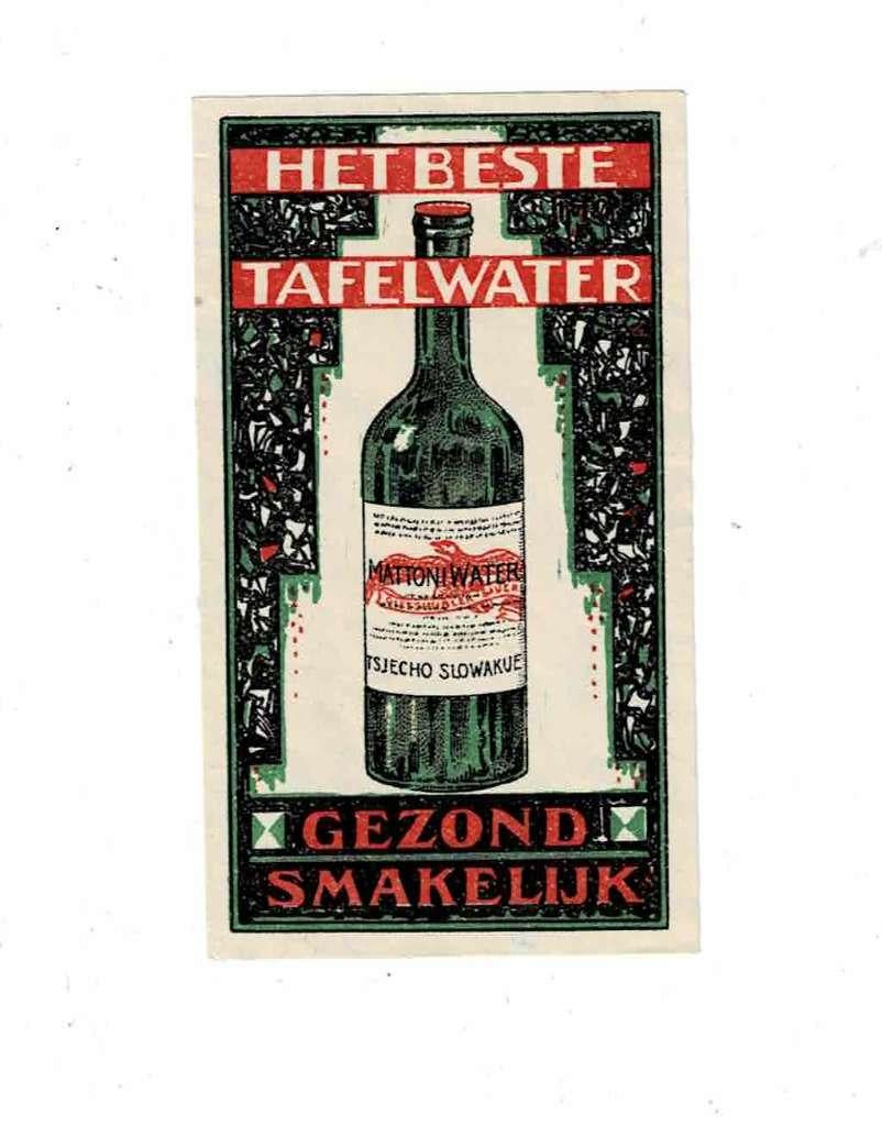 Oude sluitzegel van "MATTONI", Verzenden, Zo goed als nieuw, Overige typen
