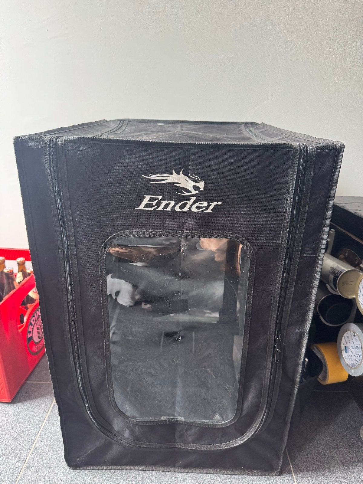 Creality Ender V3 Se 3D-printer met hoes, Ophalen of Verzenden, Gebruikt, Filament