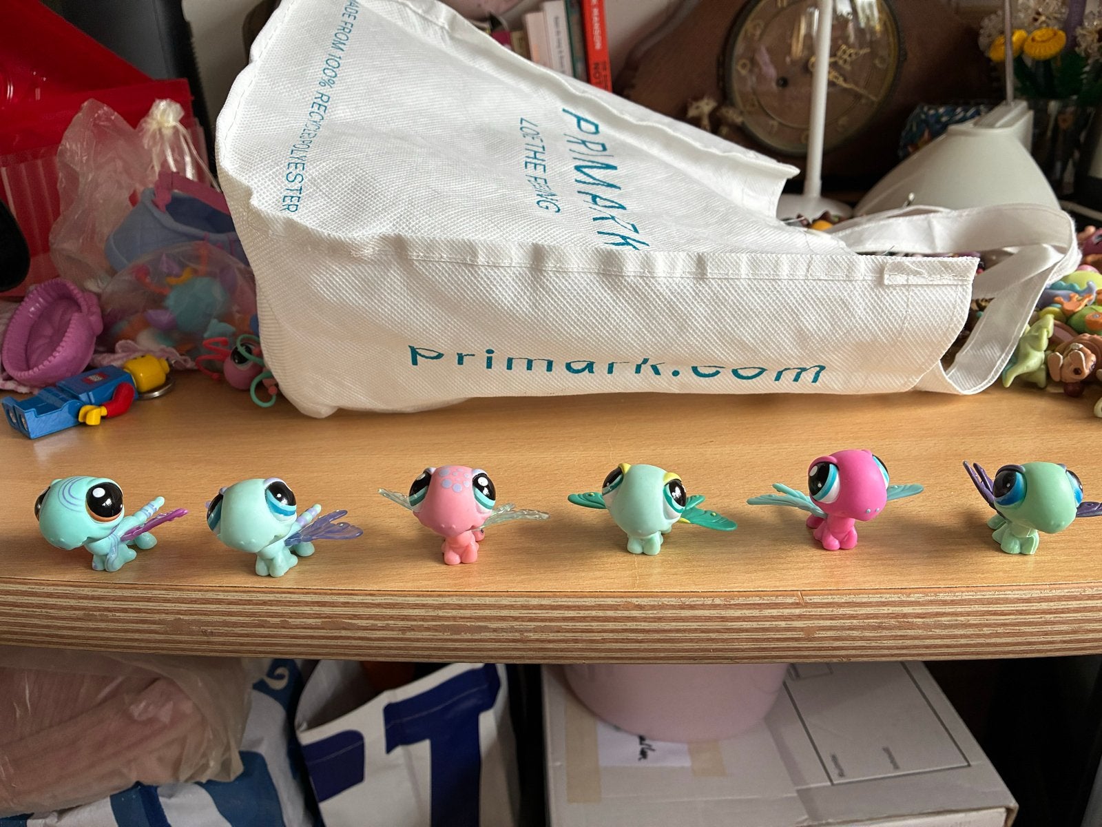 Littlest Pet Shop Libellen - Set van 6, Ophalen of Verzenden, Gebruikt