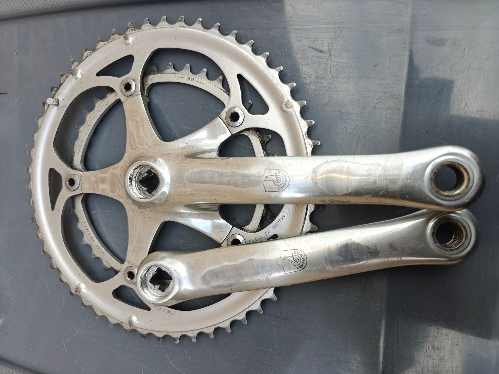retro campagnolo crankstel 170 mm, Fietsen en Brommers, Ophalen of Verzenden