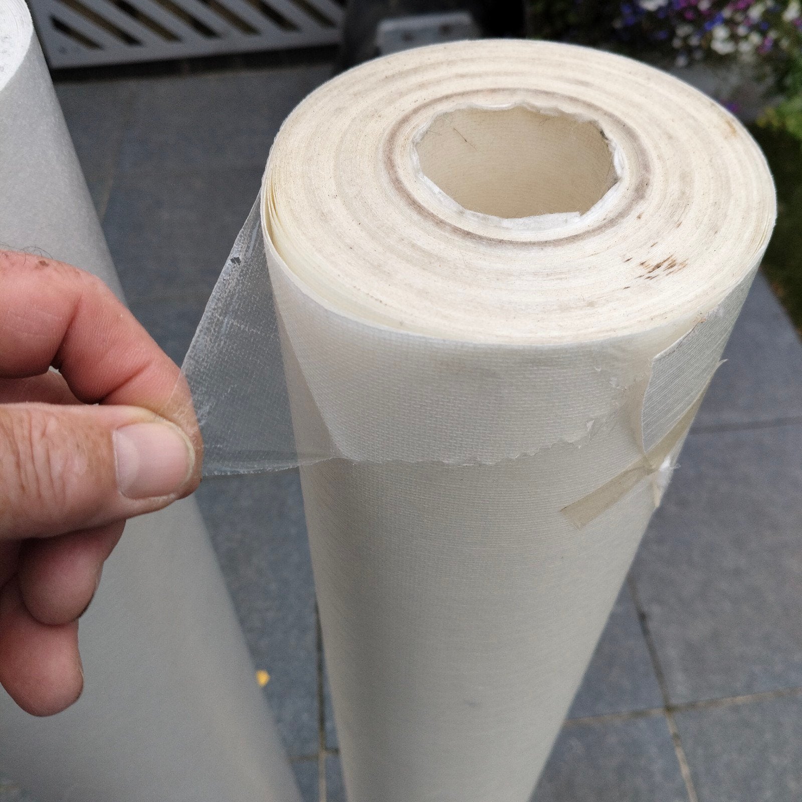 Afplak loper geplastificeerd vezel - 85 meter, Ophalen of Verzenden, Nieuw