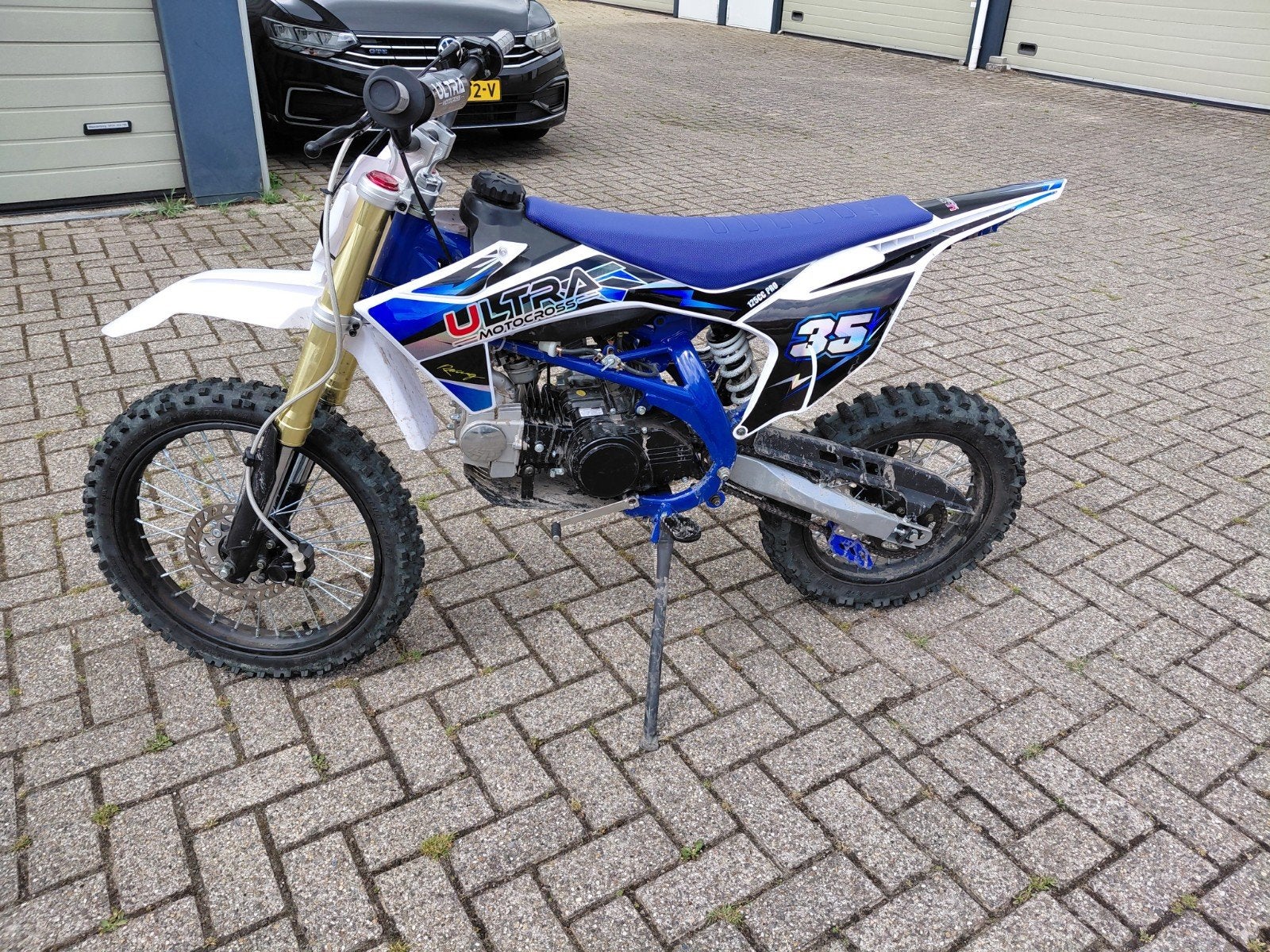 ultra pitbike 125 cc crossmotor 2026, Ophalen, Pitbike ultra, 125 cc, Schijfrem