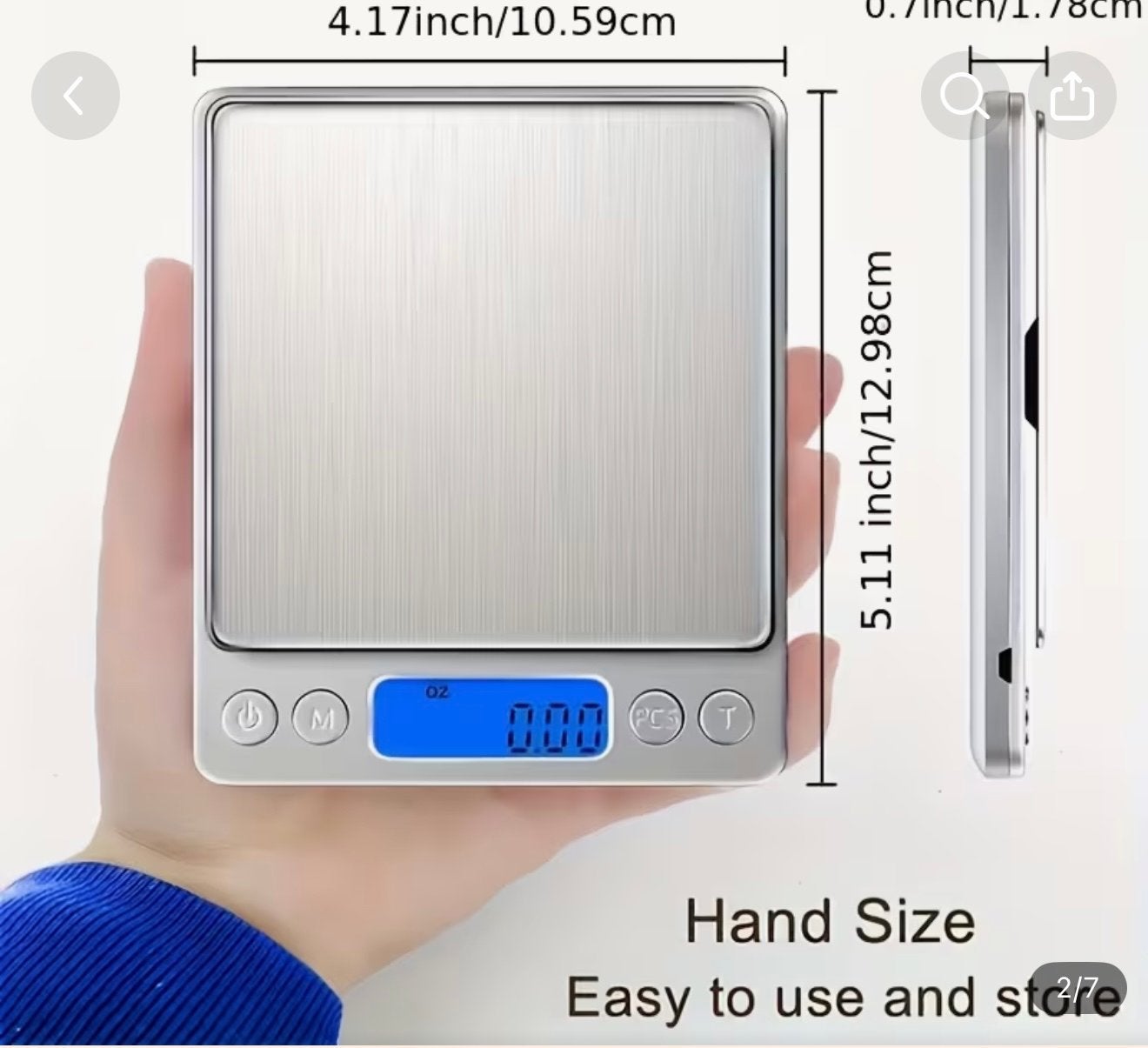 Digitale precisieweegschaal - 0.1g tot 3000g, Ophalen of Verzenden, Nieuw, Precisieweegschaal, Minder dan 50 kg