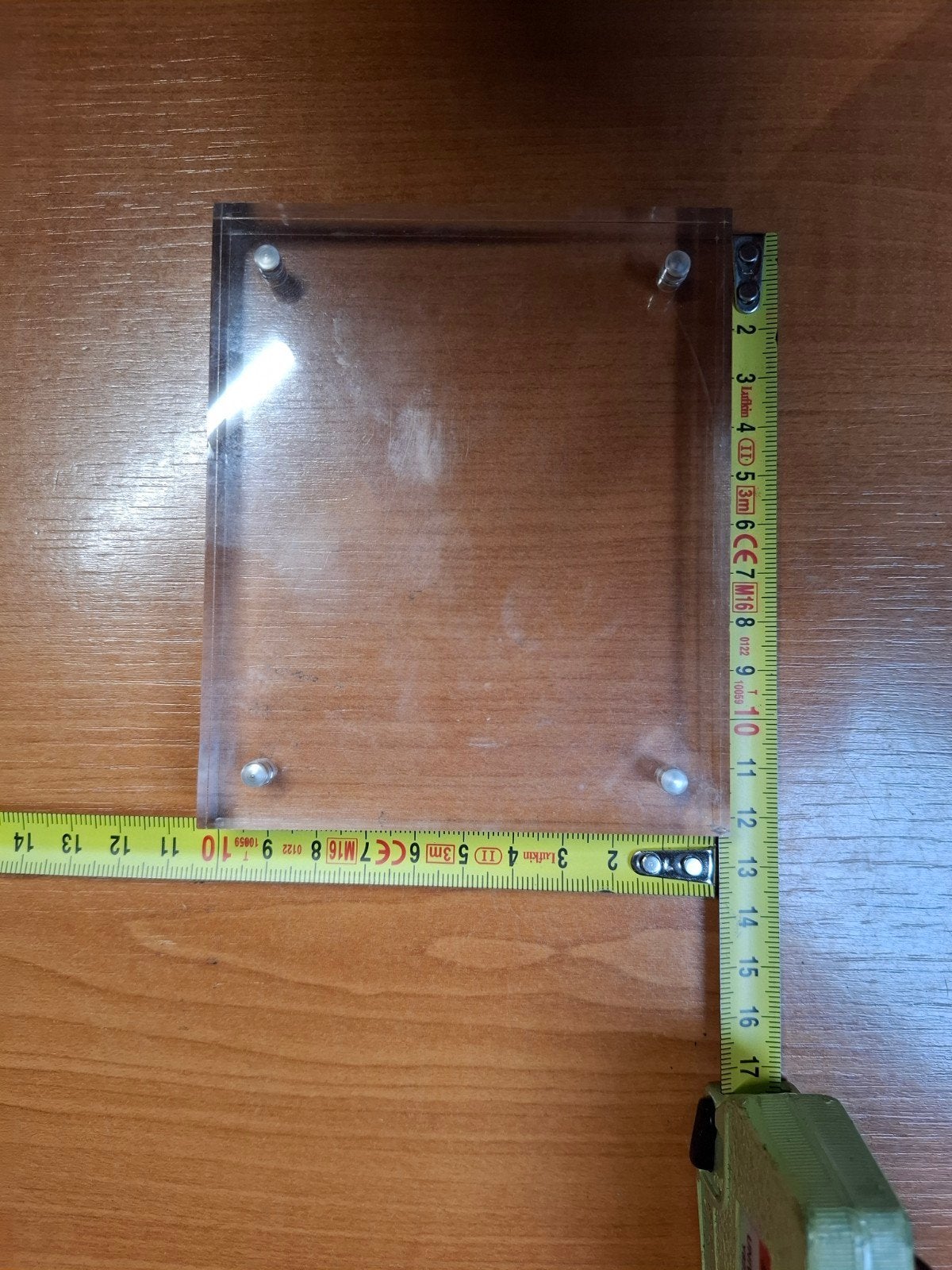 transparante fotolijst van plexiglas, Kunststof, Ophalen of Verzenden, Zo goed als nieuw, Fotolijst