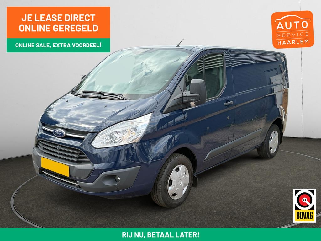 Ford Transit Custom 2.0 TDCI Euro 6 Limited- 3 Pers, Clima,, Voorwielaandrijving, Stof, 4 cilinders, Met garantie (alle)
