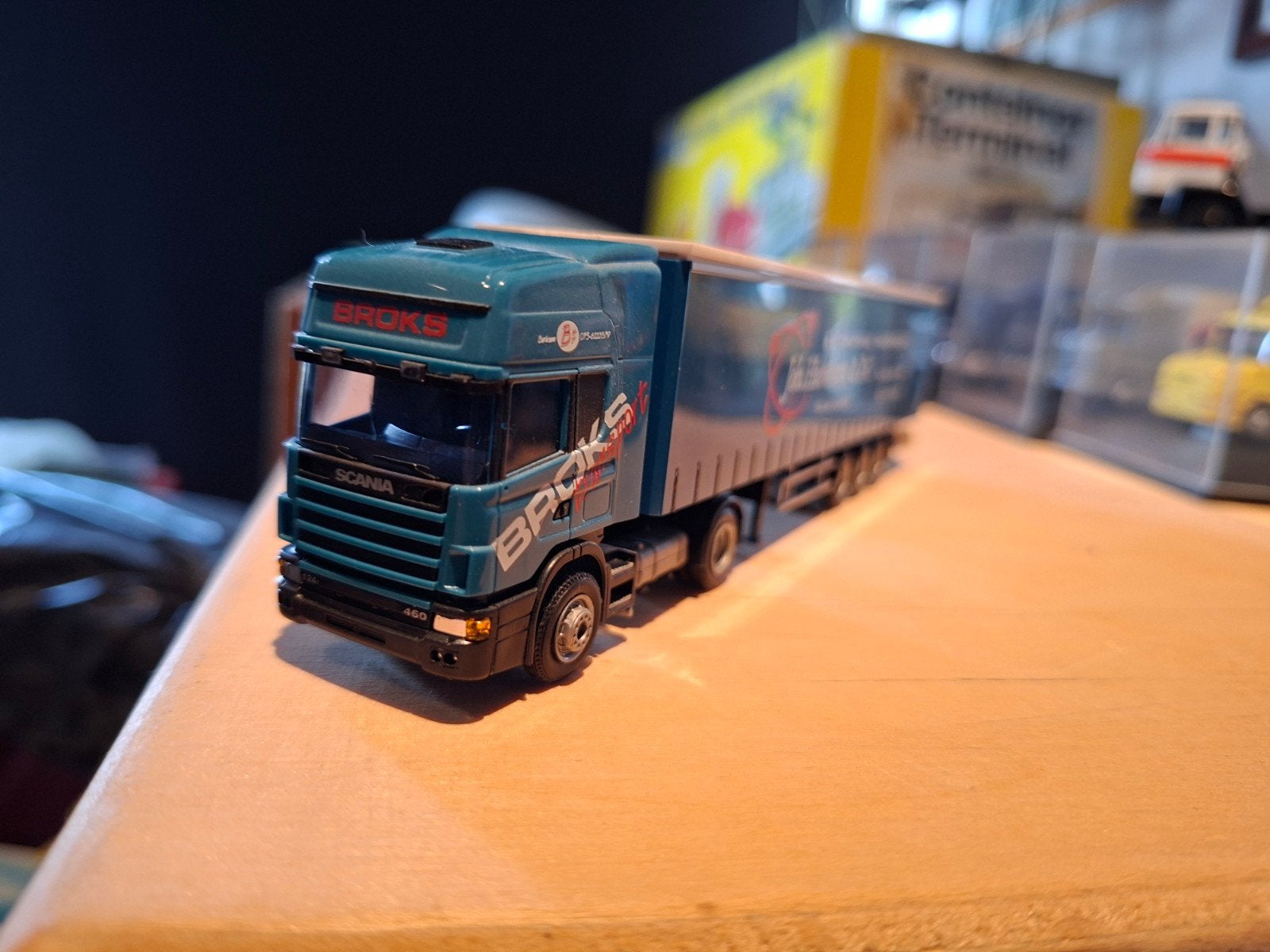 Scania Topline 124 460 Broks/Hurkmans Amw, Ophalen of Verzenden, Zo goed als nieuw, Bus of Vrachtwagen, AWM