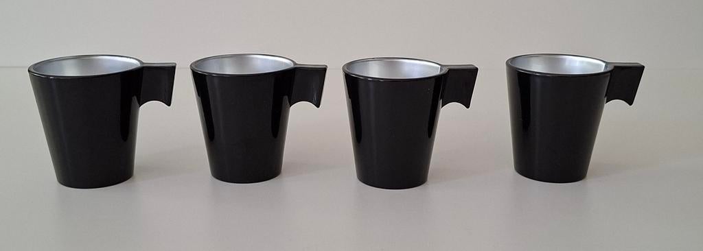 4 espressokopjes., Ophalen of Verzenden, Zo goed als nieuw
