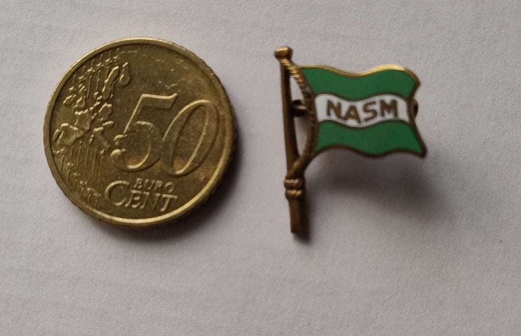 Prachtige oude emaille KOOPVAARDIJ speldje NASM (23), Verzamelen, Speldjes, Pins en Buttons, Ophalen of Verzenden, Zo goed als nieuw