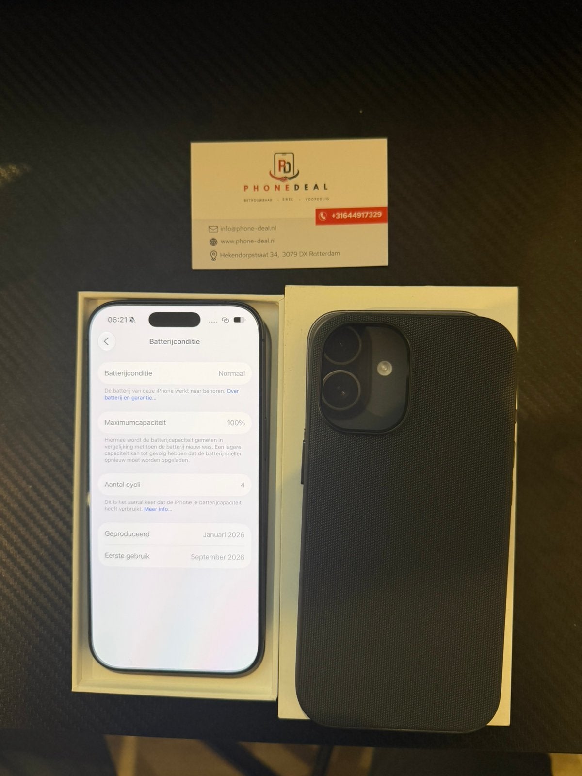 iPhone 17 256 gb zwart nieuw factuur + Garantie, 256 GB, Apple, Apple, Zwart