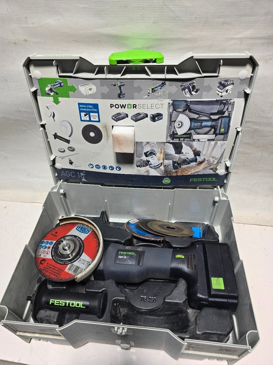 Festool AGC 18-125 EB-Basic Accu Haakse slijper, Ophalen of Verzenden, Festool, N.v.t, N.v.t