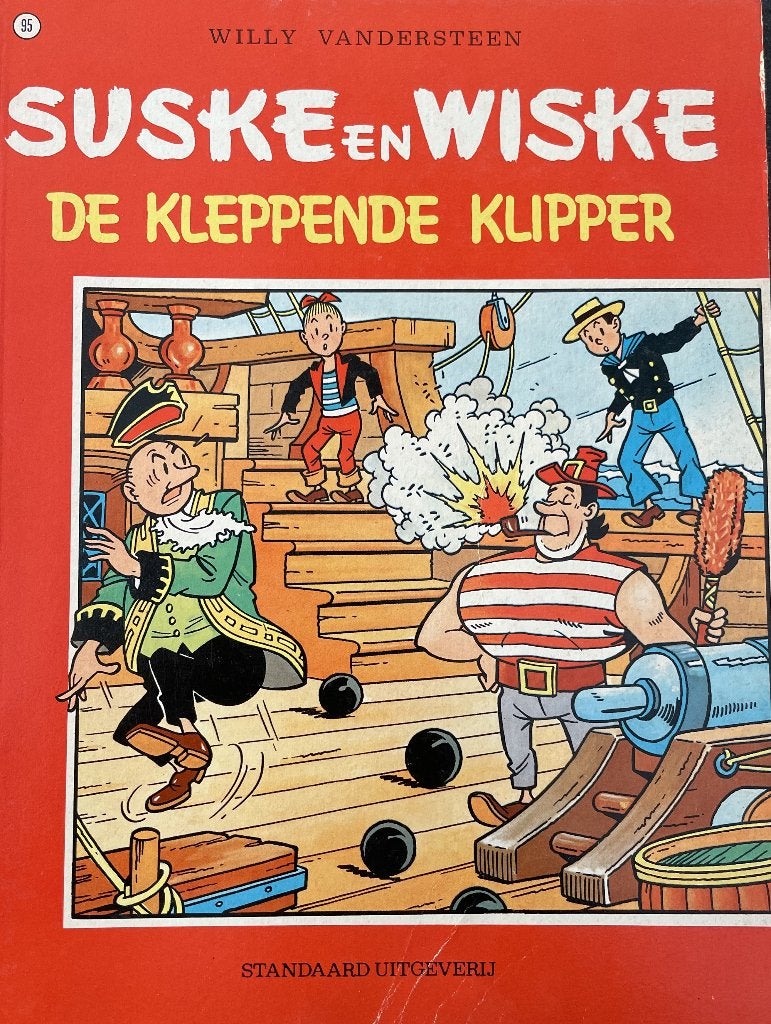 Suske en Wiske, De Kleppende Klipper nummer 95, Eén stripboek, Ophalen of Verzenden, Zo goed als nieuw, Willy Vandersteen