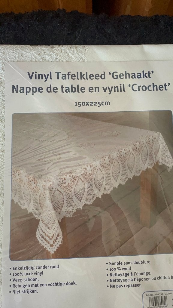 vynyl tafelkleed nieuw, Ophalen, Nieuw, Rechthoek