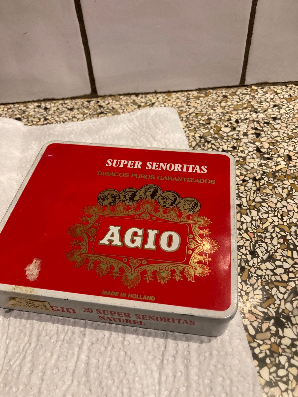 Agio blik, Ophalen of Verzenden, Gebruikt, Overige