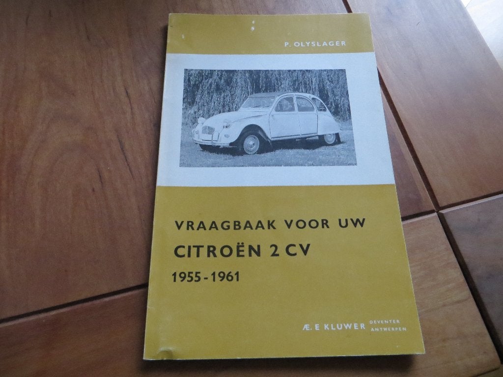 Vraagbaak Citroen 2CV A, 2CV AZ, 2CV AZL, 2CV AZU/L 1955-61, Ophalen of Verzenden