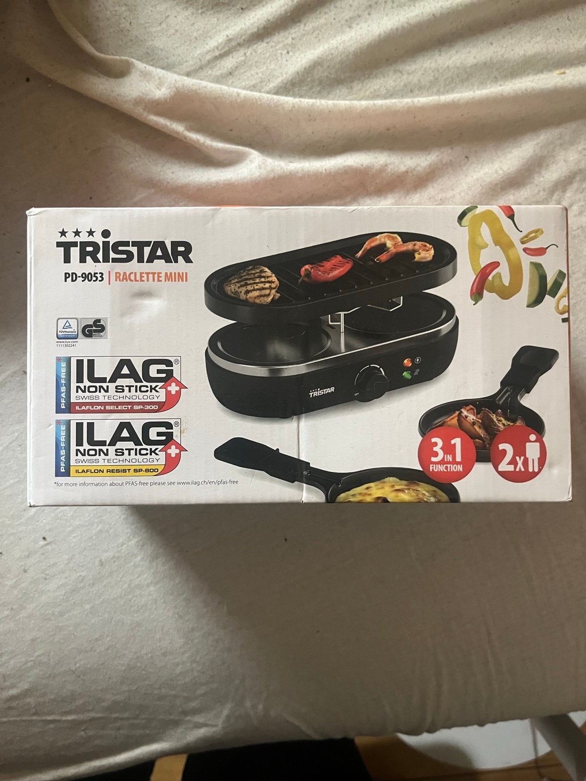 Tristar PD-9053 Raclette Mini - Grill, Gourmet & Raclette, Ophalen, Nieuw