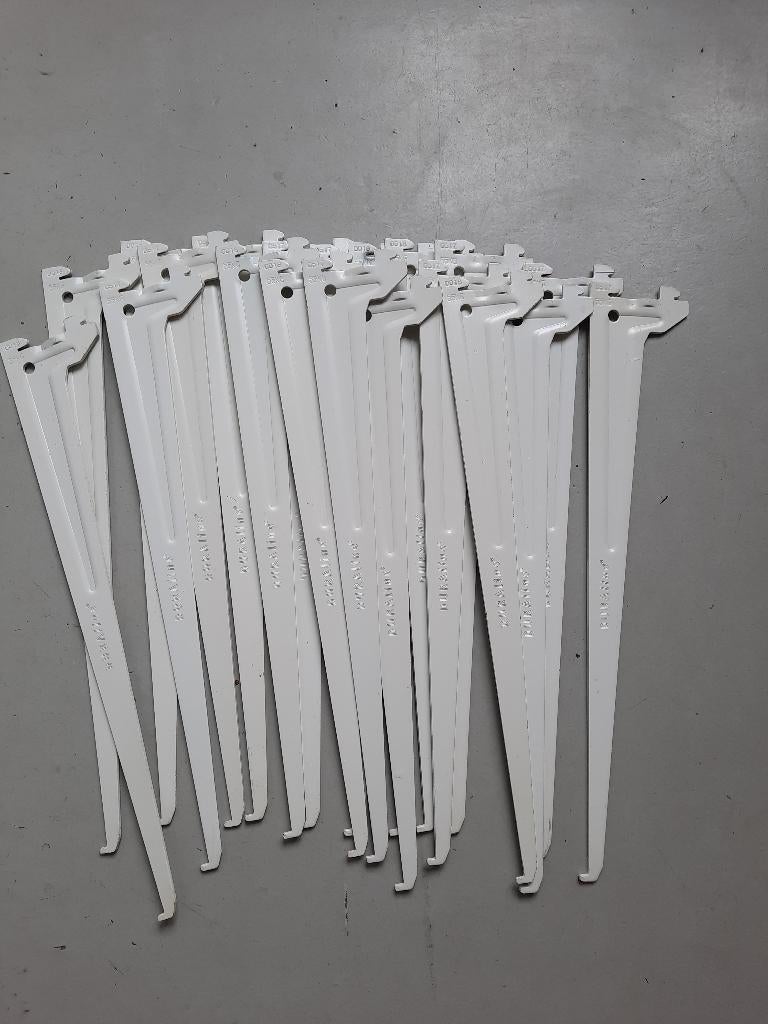 20 Plankdragers 40 cm te koop, Huis en Inrichting, Woonaccessoires | Wandplanken en Boekenplanken, Ophalen, Gebruikt