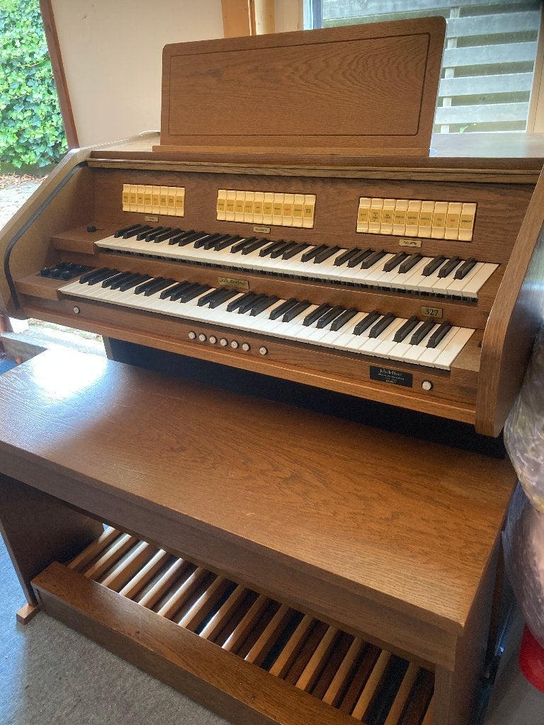 Johan de Heer 327 elektronisch orgel, Ophalen, Gebruikt, 2 klavieren, Orgel