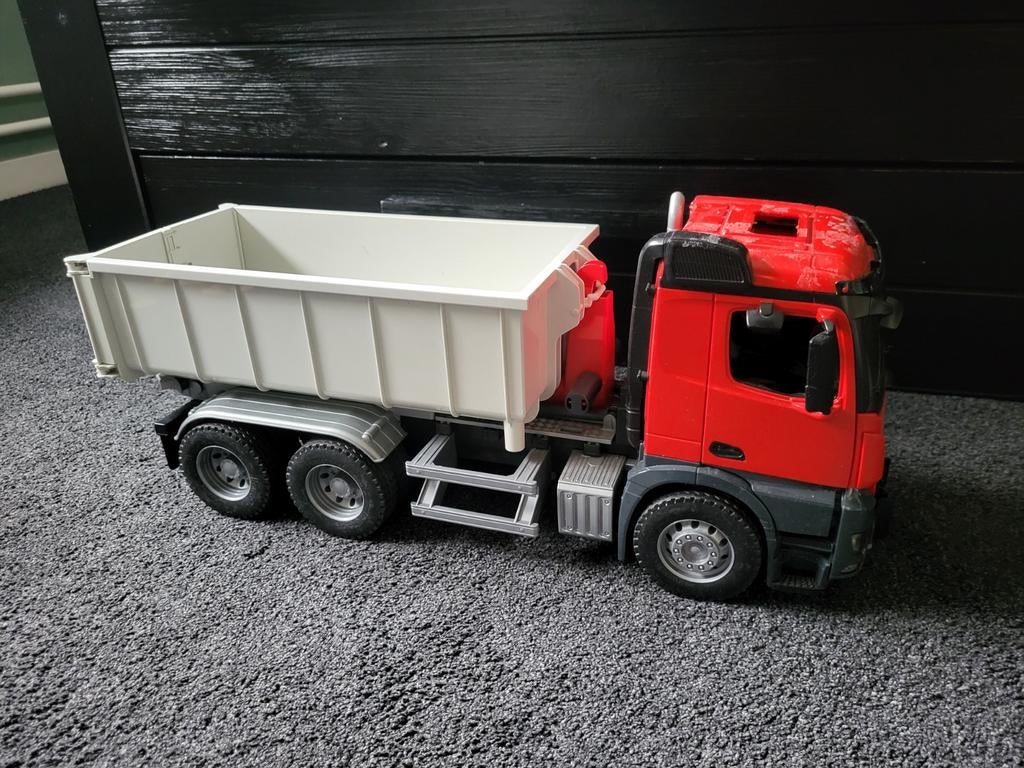 Bruder vrachtwagen met losse bak, Ophalen of Verzenden, Gebruikt
