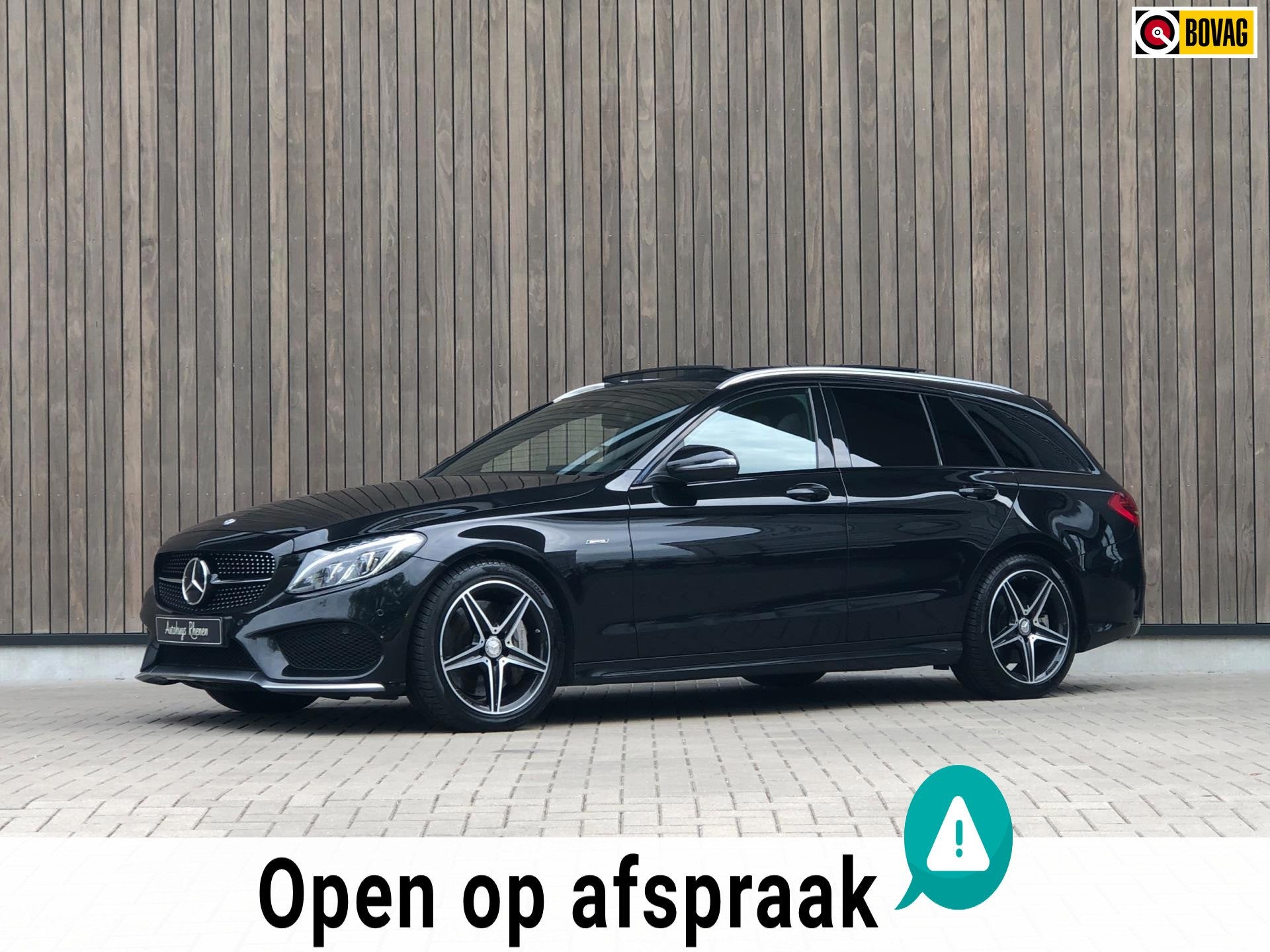 Mercedes-Benz C-klasse Estate C43 AMG 4MATIC *367 PK*, Auto's, Zwart, Automatische klimaatregeling, 367 pk, Vierwielaandrijving