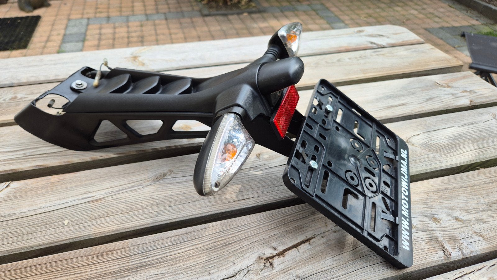 Originele Triumph speed triple kentekenplaathouder 2011-2015, Ophalen of Verzenden, Gebruikt