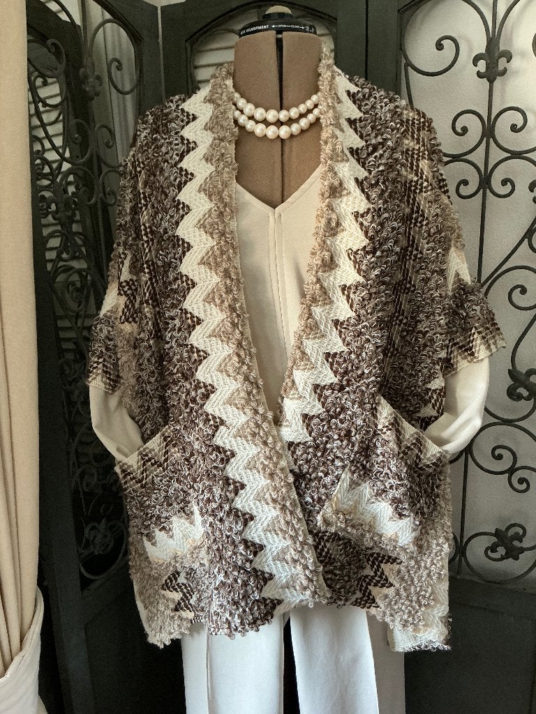 SOUTHERN COTTON” VEST/STOLA/PONCHO BRUIN, BEIGE M-XL NIEUW, Kleding | Dames, SOUTHERN COTTON, Verzenden, Beige, Maat 46/48 (XL) of groter