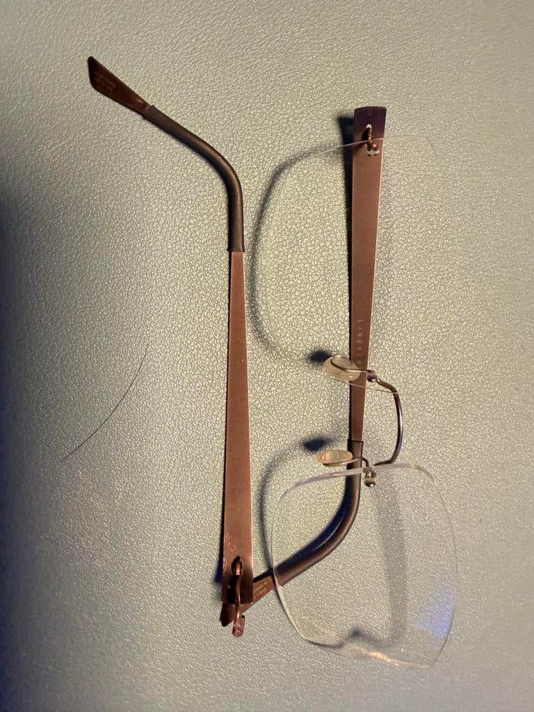 Lindberg Spirit Titanium Brilmontuur - Zo goed als nieuw, Overige merken, Bruin, Ophalen of Verzenden, Zo goed als nieuw